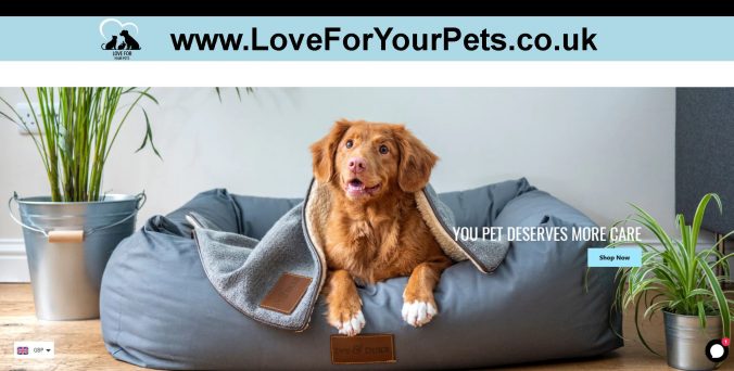 www.loveforyourpets.co.uk Banner AD