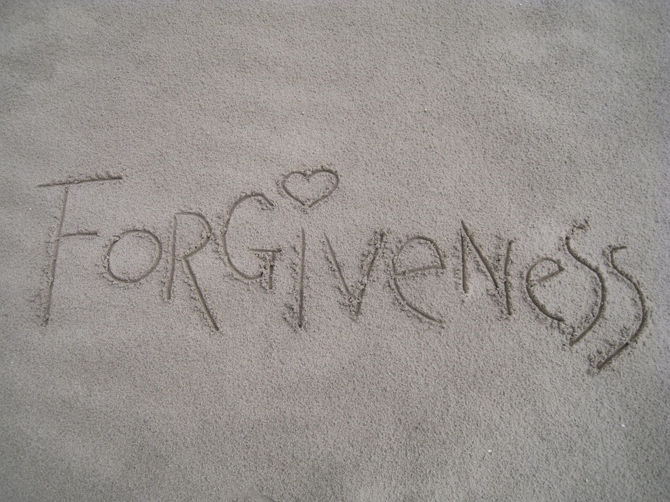 forgiveness Message In the Sand