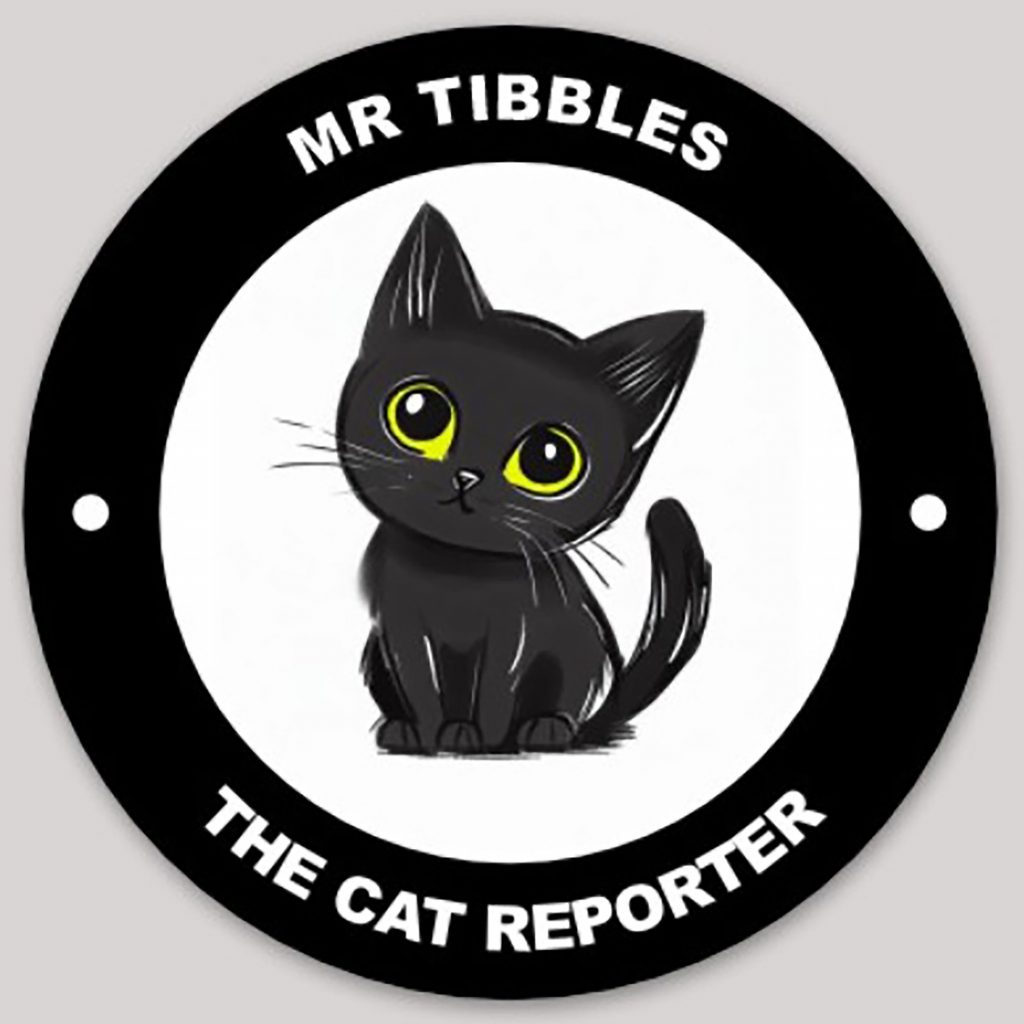 Mr Tibbles The Cat Reporter Logo