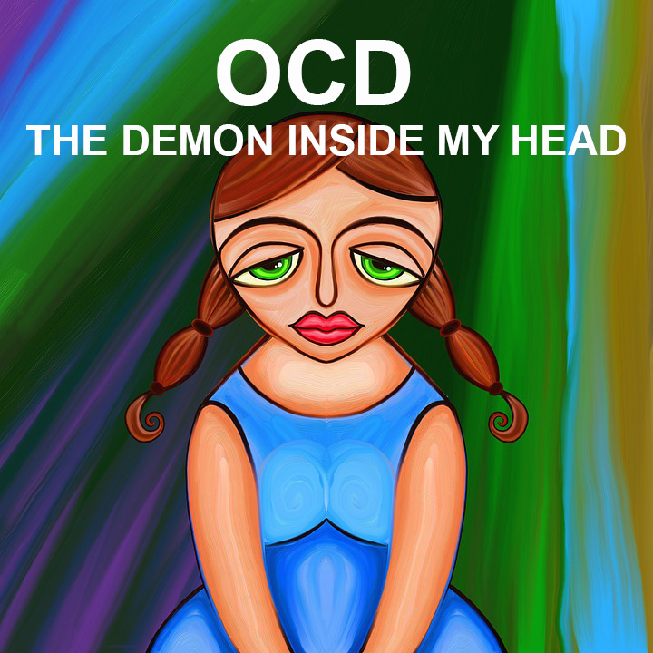 OCD The Demon Inside My Head Image of Girl Art Drawing