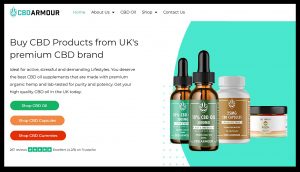CBDARMOUR BANNER AD