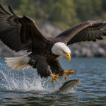 Eagle Swooping On Water To Catch A Fish. Featured Image. Image Credit: The UK Website Designers Group. Copyright 2026
