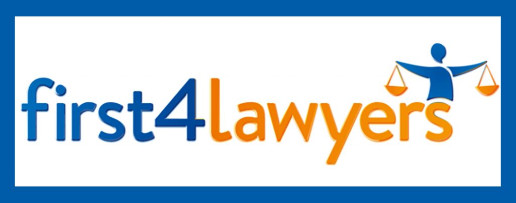 First4Lawyers Banner AD Log
