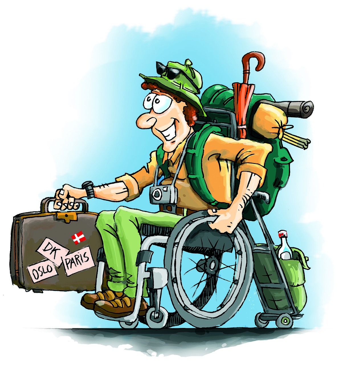 Disability Travel wheelchair