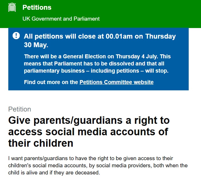 #JoolsLaw Petition