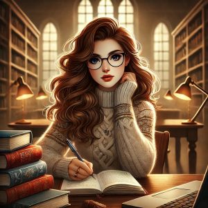 AI Generated Image of A Woman Avatar.