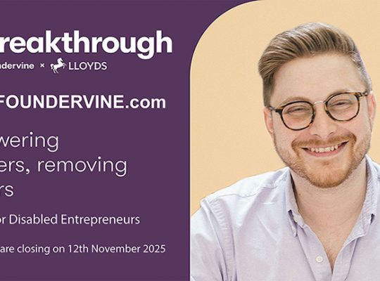 Breakthrough Banner Ad. Foundervine Breakthrough Launch For Startups Image Source: https://foundervine.typeform.com/to/CxhorMbT?utm