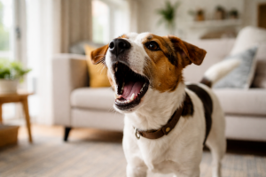 Dog Barking inside a neighbours house. Image Credit UK Website Designers. Copyright 2026.