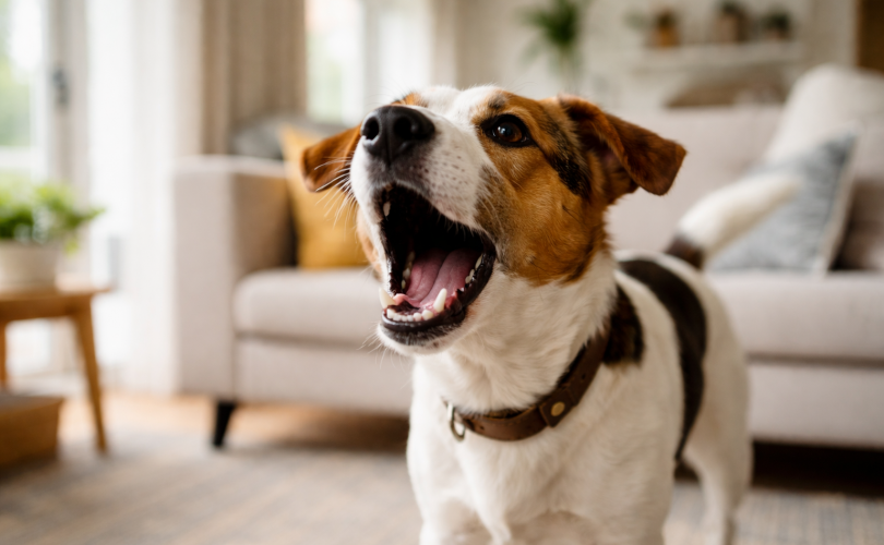 Dog Barking inside a neighbours house. Image Credit UK Website Designers. Copyright 2026.
