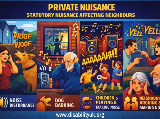 Private Nuisance Infographic, Featured Image. Image Credit: The UK Website Designers Group. Copyright 2026.