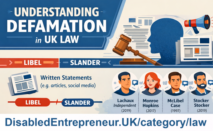Defamation Infographic. Image Credit: The UK Website Designers Group. Copyright 2026