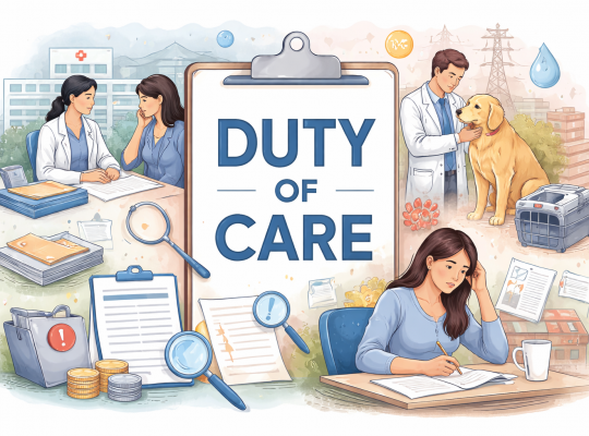 Duty Of Care Infographic. Image Credit: UK Website Designers Group. Copyright 2026.