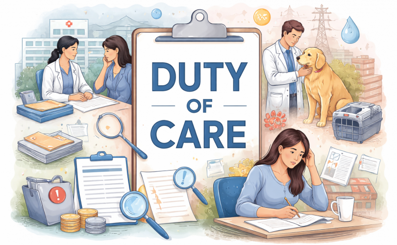 Duty Of Care Infographic. Image Credit: UK Website Designers Group. Copyright 2026.