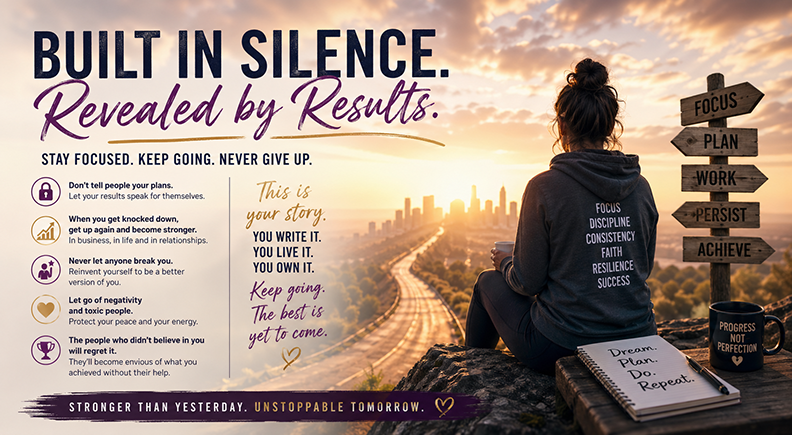 Focus, resilience, success: your journey. Featured Image. Image Credit: The UK Website Designers Group. Copyright 2026