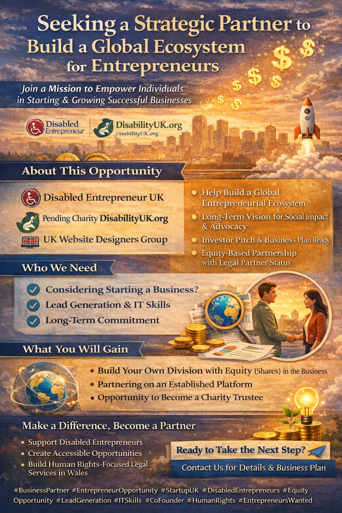 Partners Opportunity Infographic. Image Credit: UK Website Designers Group. Copyright 2026