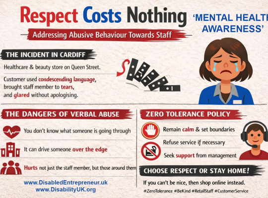 Respect Costs Nothing Featured Image. Image Credit: The UK Website Designers Group. Copyright 2026