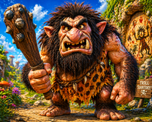Troll territory in the wild. Featured Image. Image Credit: The UK Website Designers Group. Copyright 2026