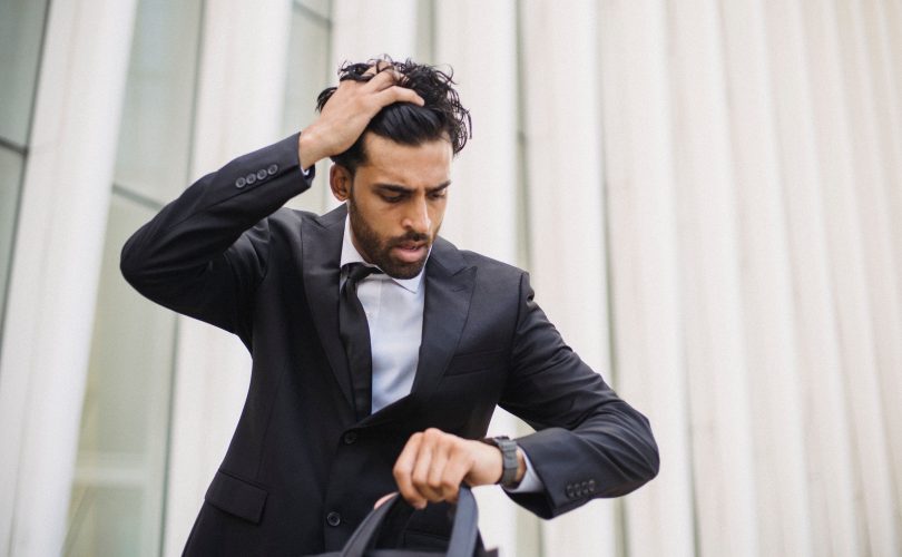 Image Description: A Bearded Man In A Suit Looking At His Watch Image Credit: https://www.pexels.com/@ketut-subiyanto/ Image Source: https://www.pexels.com/photo/a-bearded-man-in-a-suit-looking-at-his-watch-4965005/