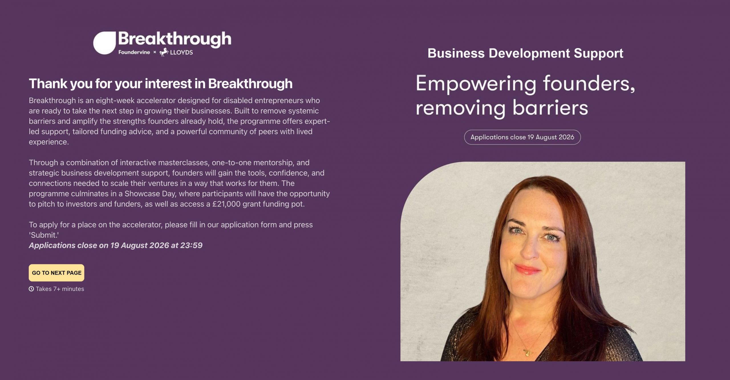 Foundervine Business Delelopment Program