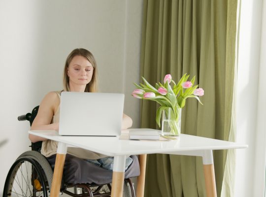 Image Description: A woman using a laptop Image Credit: Artem Podrez https://www.pexels.com/@artempodrez/ Image Source: https://www.pexels.com/photo/a-woman-using-a-laptop-7495753/